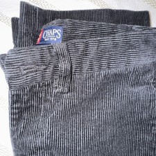 Boys Chaps Size 8 Black Corduroy Pants   Cotton