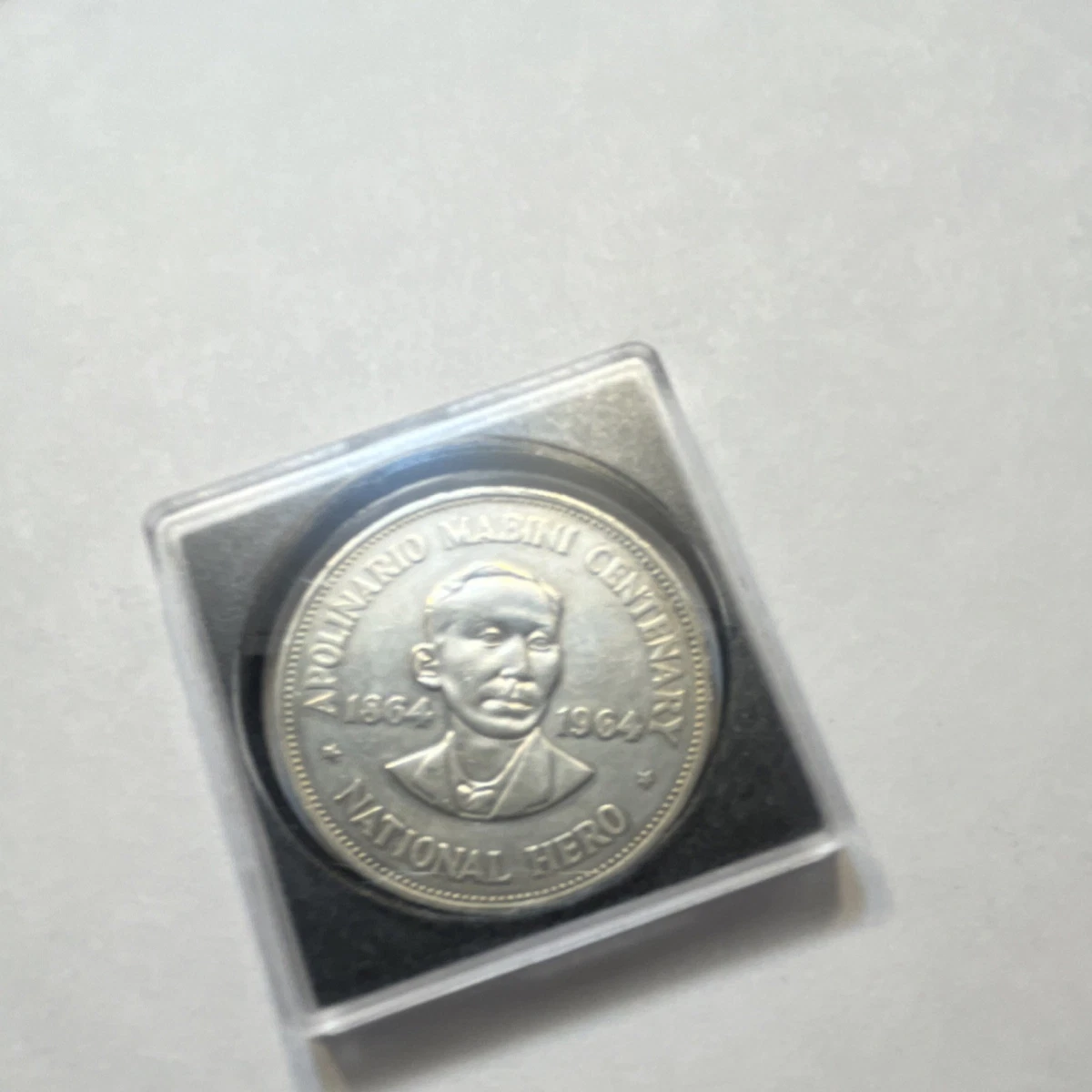 1964年フィリピンアポリナリオ・マビニ ペソ大型銀貨 PCGS認証 （未流通） Silver 1964 Republic of the Philippines Coins (1946-Now) for sale