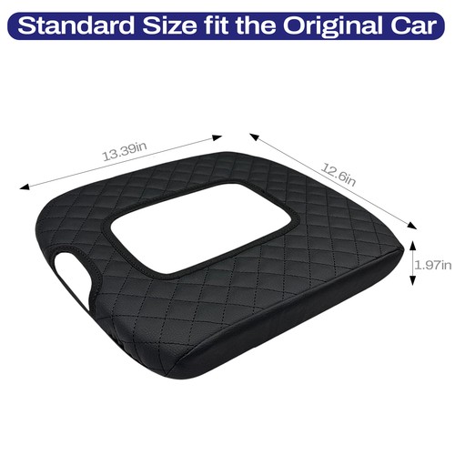 For 2014-18 Chevy Silverado Seat Center Console Lid Armrest Cover Cushion Pad - Picture 3 of 7
