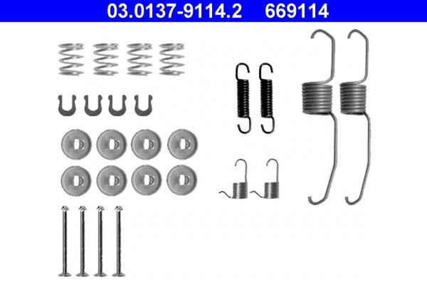 Ate ZubehöRsatz Bremsbacken 03.0137-9114.2 FüR Celica Fx Corolla Toyota Camry 6-image