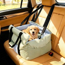 Hunde Autositz Vorder/Rücksitz Rückbank Hundesitz Auto 50X63X25cm Schwarz/Grün