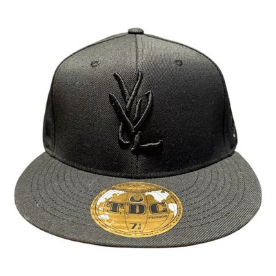 Playboi Carti Yvl Black Fitted Hat Size 7 1/8 Men | eBay