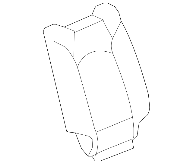 Genuine GM Seat Back Cover 25974004