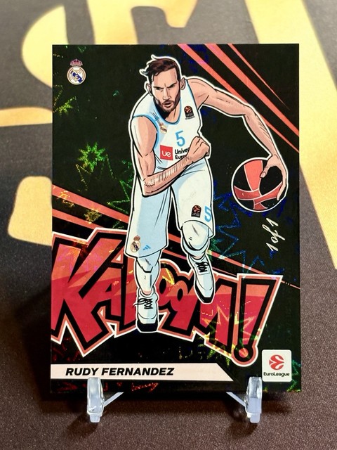 2025-26 Contenders Euroleague Rudy Fernandez Black Kaboom 1 of 1