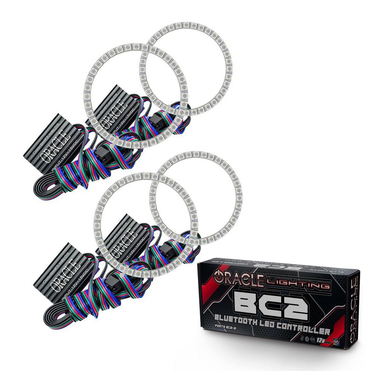 Oracle Headlight Halo Ring Emitter Set - 2007 thru Fits 2014 Maserati GranTurism