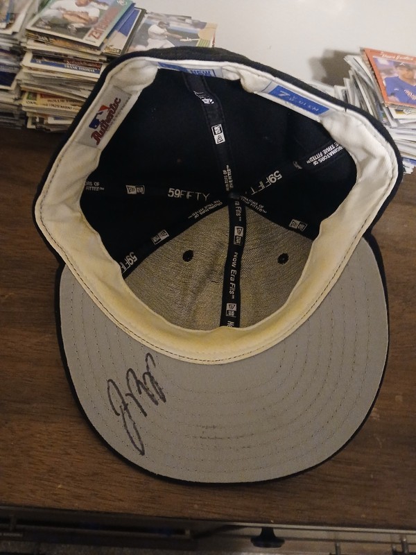 Jose Reyes Autograph New Era Cap Signed In Person MLB New York Mets