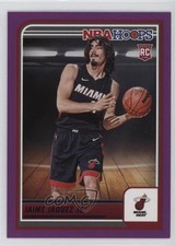 2023-24 Panini NBA Hoops Rookies Purple Jaime Jaquez Jr #249 18fx