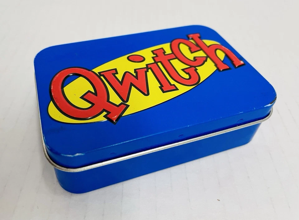 Qwitch The Quick-Switch Card Game Out of the Box Games 2005 Tin Complete - Image 3 of 4