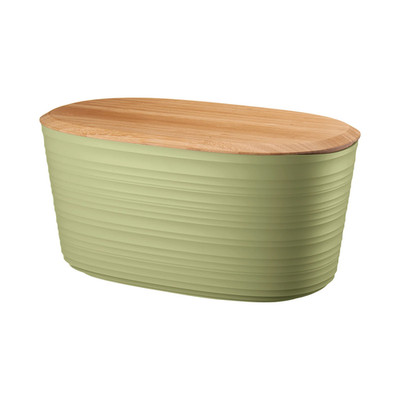 GUZZINI BROTKASTEN 10 L MIT SCHNEIDEBRETT 39,2 X 23,2 X H19 CM - ERDE