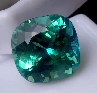Blue-Green Sapphire Cushion Cut 9-11 Ct Natural  Loose EGL Certified Gemstone