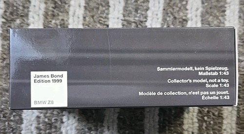 Minichamps 1999 BMW Z8 James Bond 1:43 Scale Inv. #0288 NIP - Picture 2 of 17