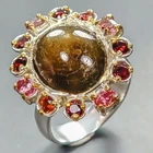New arrived Green Sapphire Ring 925 Sterling Silver Size 9 /R444326