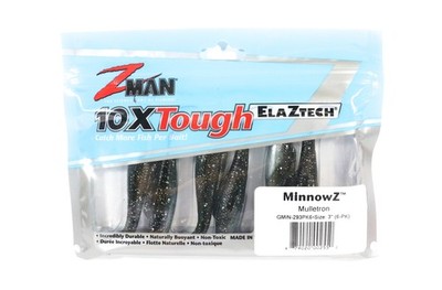 Zman Soft K�der MinnowZ 3 Zoll 6/Pack Mulletron (2550)