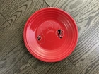 Fiesta Scarlet Ladybug Luncheon Plate 9" Fiestaware With Price Tags