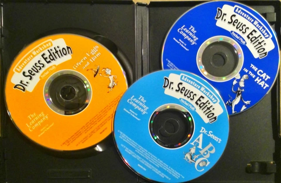 Adventure Workshop Preschool-1st Grade 2002 PC CD  Dr Seuss 3 Titles VERY GOOD  - Image 4 of 4