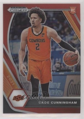 2021-22 Panini Prizm Draft Picks Variation Red 276/299 Cade Cunningham #1 o7m