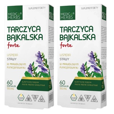 Baikal Helmkraut 550mg - 120 Kapseln - Extrakt - hochdosiert - Medica Herbs
