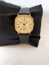 Montre Mécanique Vintage Suisse Avec Calendrier Pour Hommes Cuir 2159