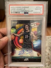 2023 Cosmic Chrome Jaime Jaquez Jr. Interstellar Gold Auto /50 PSA 10