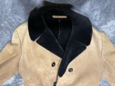 Vintage SAWYER OF NAPA Shearling Sheepskin Coat SIZE 46L