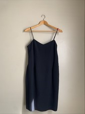 S.L. Fashions Beaded Little Black Dress Cocktail Mini Dress 90’s Y2k Size 14