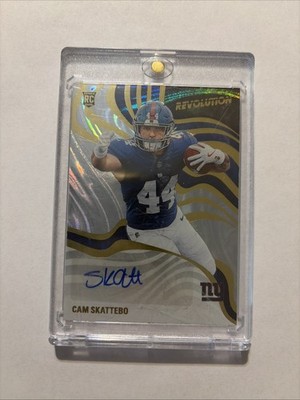 CAM SKATTEBO 2025 Panini Revolution RC AUTO STORM Parallel Rookie Giants #RSA-CS