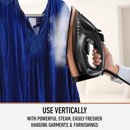 Prosteam Sonic Steam Iron,2400W, 180g/min Steam,Ceramic Soleplate,Auto Off,300ml - Picture 7 of 10