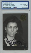 Manon Rheaume 1992 Classic RC Rookie PSA/DNA Signed Auto Autographed