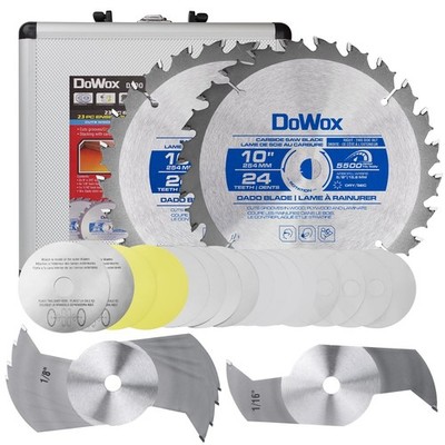 10'' Carbide Stacked Dado Saw Blade Set, Pro Dado Set for Fine Finished Cuts, ...