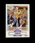 1990-91 Fleer Magic Johnson #93 Basketball Card Los Angeles Lakers