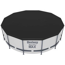 Image of 12ft Bestway Steel Pro Pool Cover Heavy Duty Outdoor Pool Protection 366cm