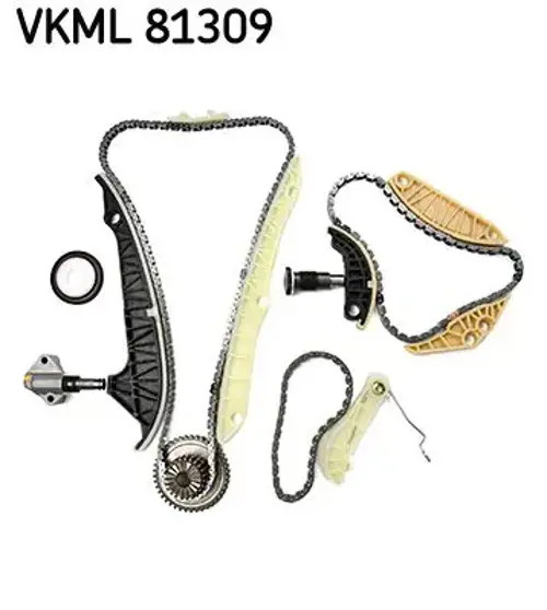 Timing chain kit Closed chain VKML 81309 SKF for VW SKODA SEAT AUDI