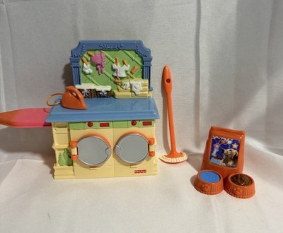 2010 MATTEL FISHER PRICE MY LOVING FAMILY - LAUNDRY ROOM - BASIC DECOR *