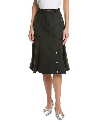 3.1 Phillip Lim Utility Wool-Blend Godet Skirt Women's