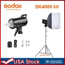 Us Godox Sk400ii 400ws Studio Flash Strobebarndoor6090cm Softbox 2m Stand Kit Us Godox Sk400ii 400ws Studio Flash Strobebarndoor6090cm Softbox 2m Stand Kit