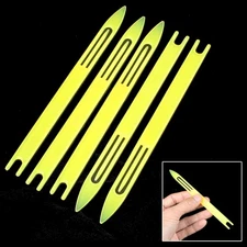 5pcs 4# Repair Knit Net Plastic Needle Shuttle Fish Tackle 5.5" Long