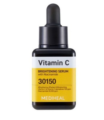 ?? MEDIHEAL Vitamin C Brightening Serum 100ml with Niacinamide ? Glow & Hydratio