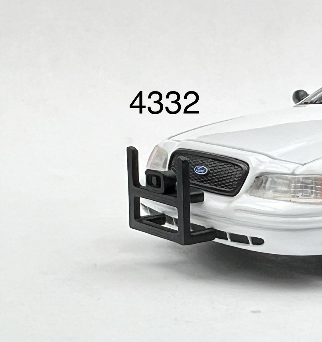 1/43 CHP Style Push Bumper Pushbar Crown Vic California Highway