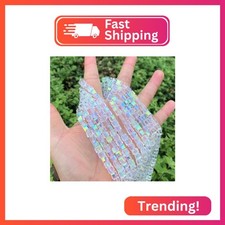 100pcs Czech Faceted Cube Crystal Glass Beads Spacer 6mm 0.24 Inch Crystal AB