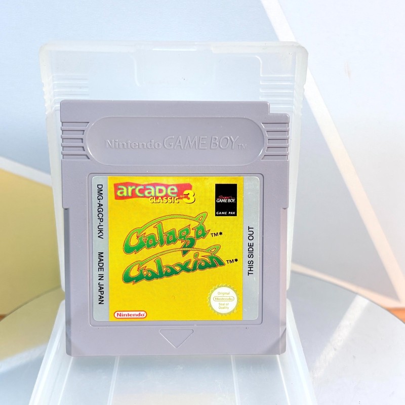Vintage Arcade Classic 3 Galaga Galaxian 1995 Nintendo Game Boy Game Cartridge