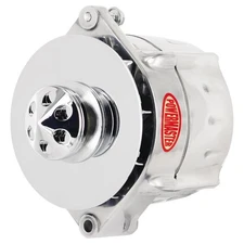 Powermaster Signature Series Alternator 100 Amps Polished 12V Gm 12Si Case 27295