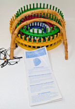 Knifty Knitter Loom, set of 7 round looms plus bag handles Provo Crafts