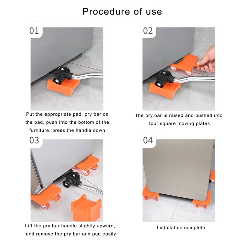 Uprgades Furniture Moving Caster Wheel Easy Glides Caster for Home