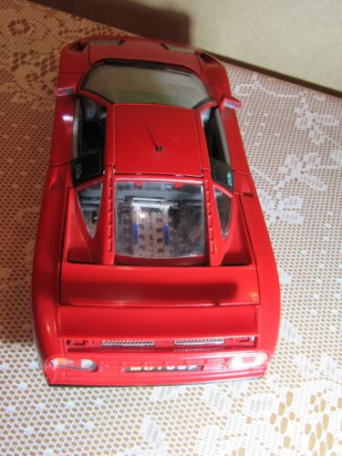 A14 Vintage Burago 3055 Italia Bugatti EB110 1991 Rosso 1:18 Bburago - Foto 14 di 15