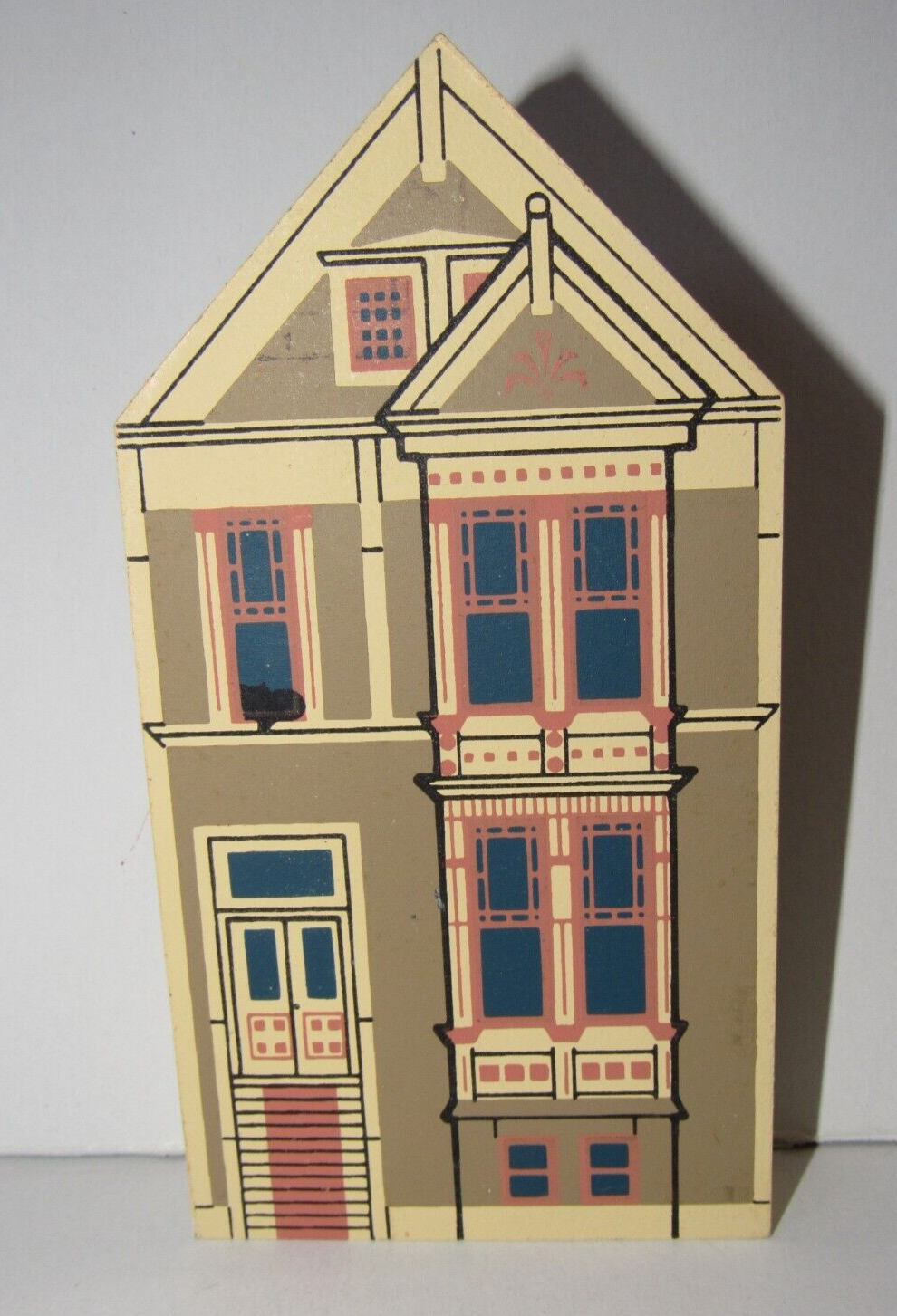 THE CAT'S MEOW LADY AMANDA VICTORIAN WOOD HOUSE PAINTED LADIES SERIES