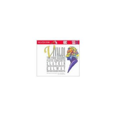 VIVALDI/GALWAY/SLATKIN/ECO: FOUR SEASONS/FLUTE CONCERTO - CD
