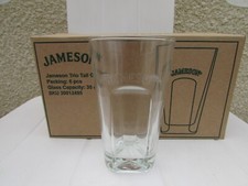 lot de 6 verres à whisky Jameson 35cl dans leur carton d'origine