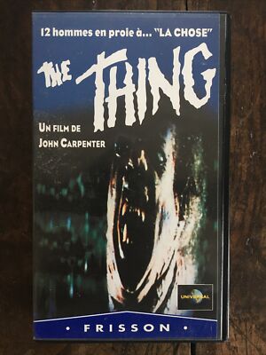 THE THING   JOHN CARPENTER  CIC VIDEO   VHS