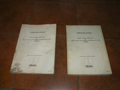(1) Okuma 2450-E-R2 Operation Manual Interactive Graphic MDA Function OSP500L