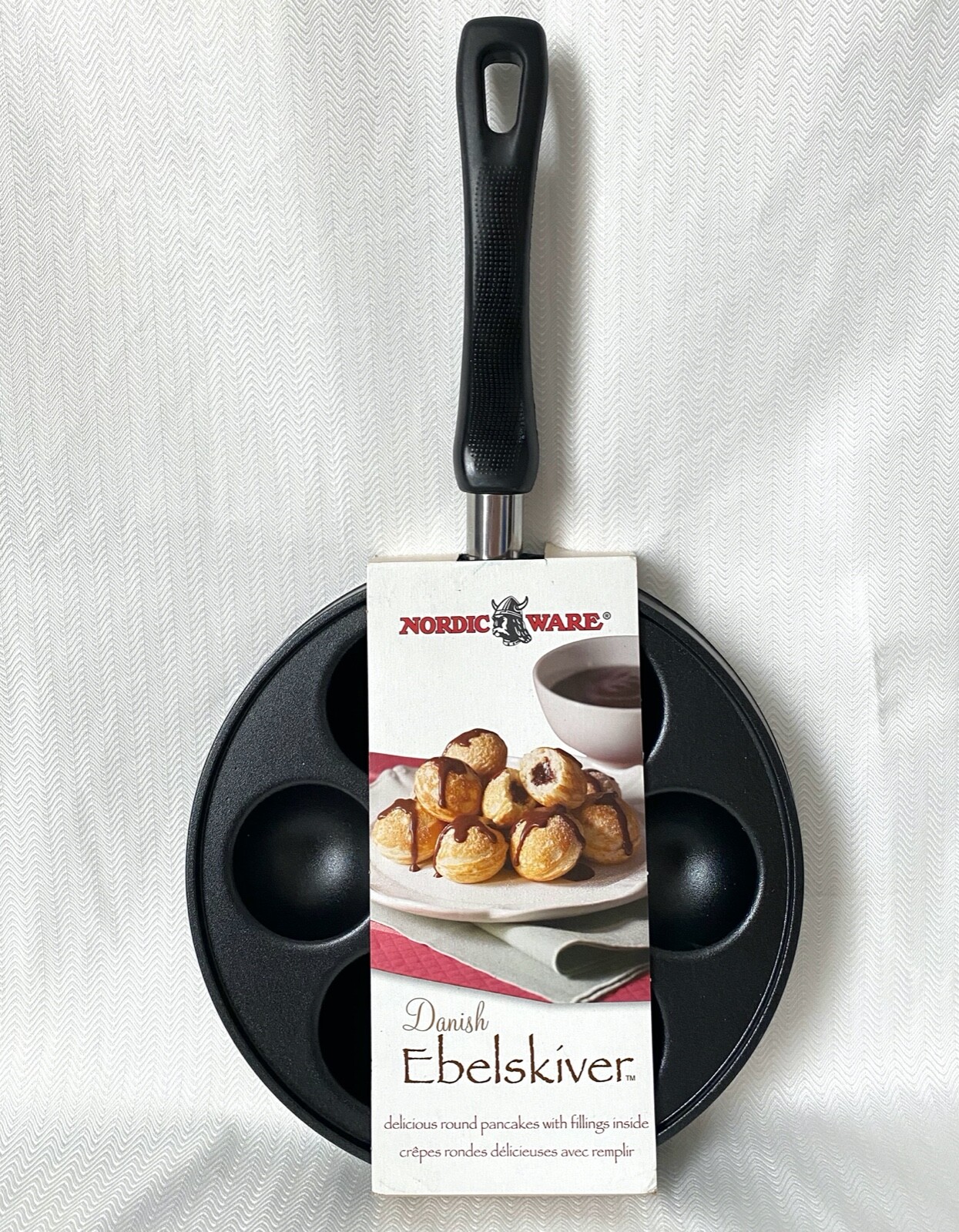 Nordic Ware Ebelskiver Filled Pancake Pan Danish Pancakes New eBay